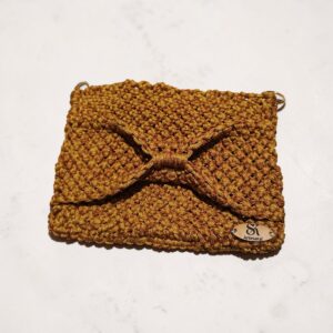 Clutch Laço Dourado